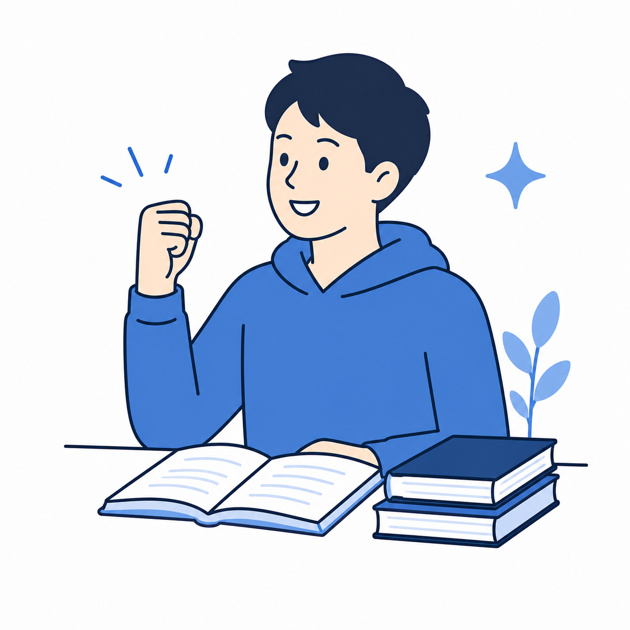オンライン英会話の受講をスタートする様子